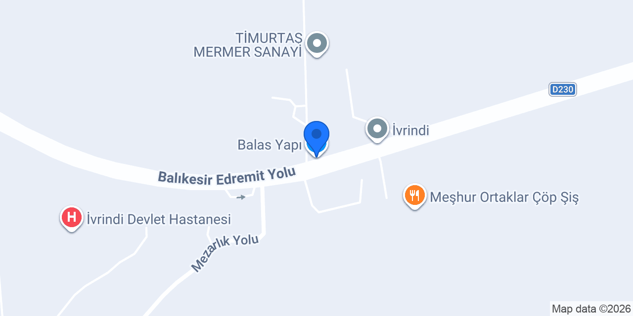 Balas Yapı konumu