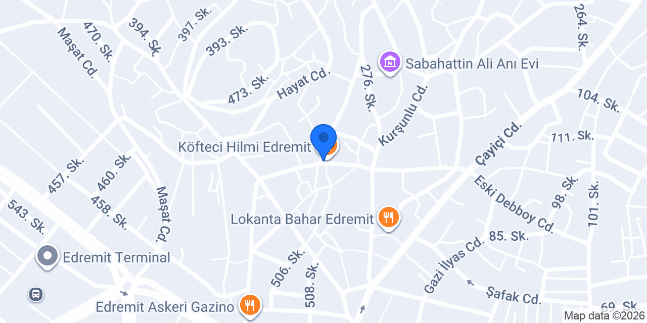 Özgen börek konumu