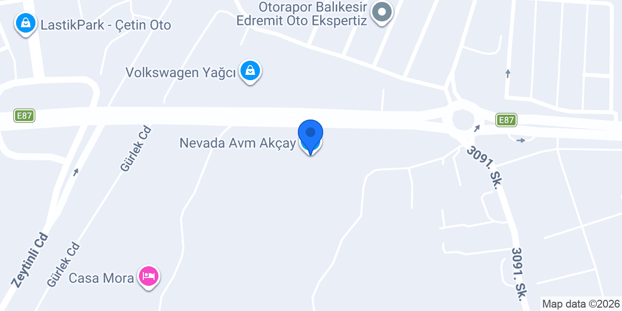 Nevada Avm Akçay konumu