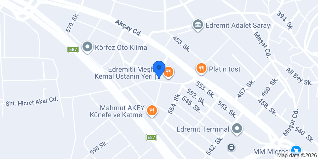 Can Oto Lastik konumu