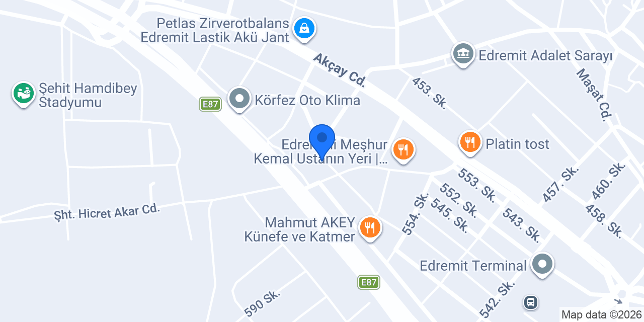 Tost Dünyası konumu