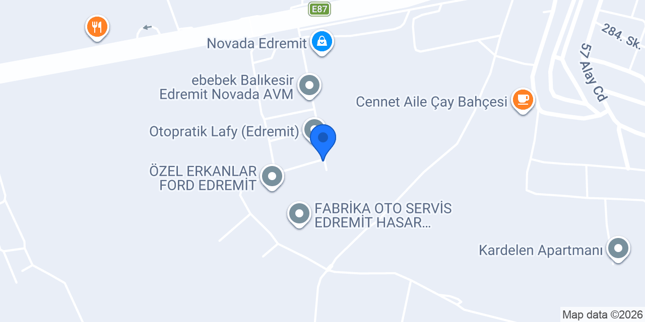 PALABEY OTO SERVİS ALC EDREMİT konumu