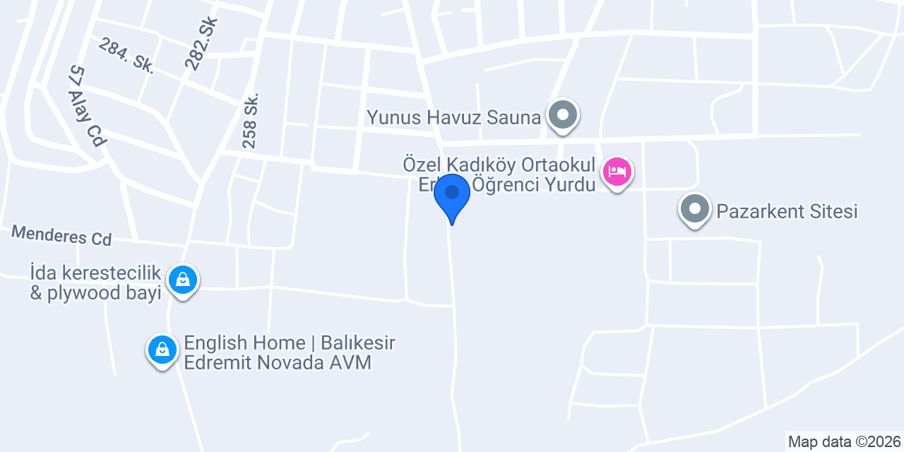 İnal Dekorasyon konumu