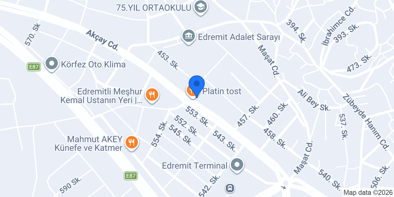 ORÇUN OTOMOTİV konumu