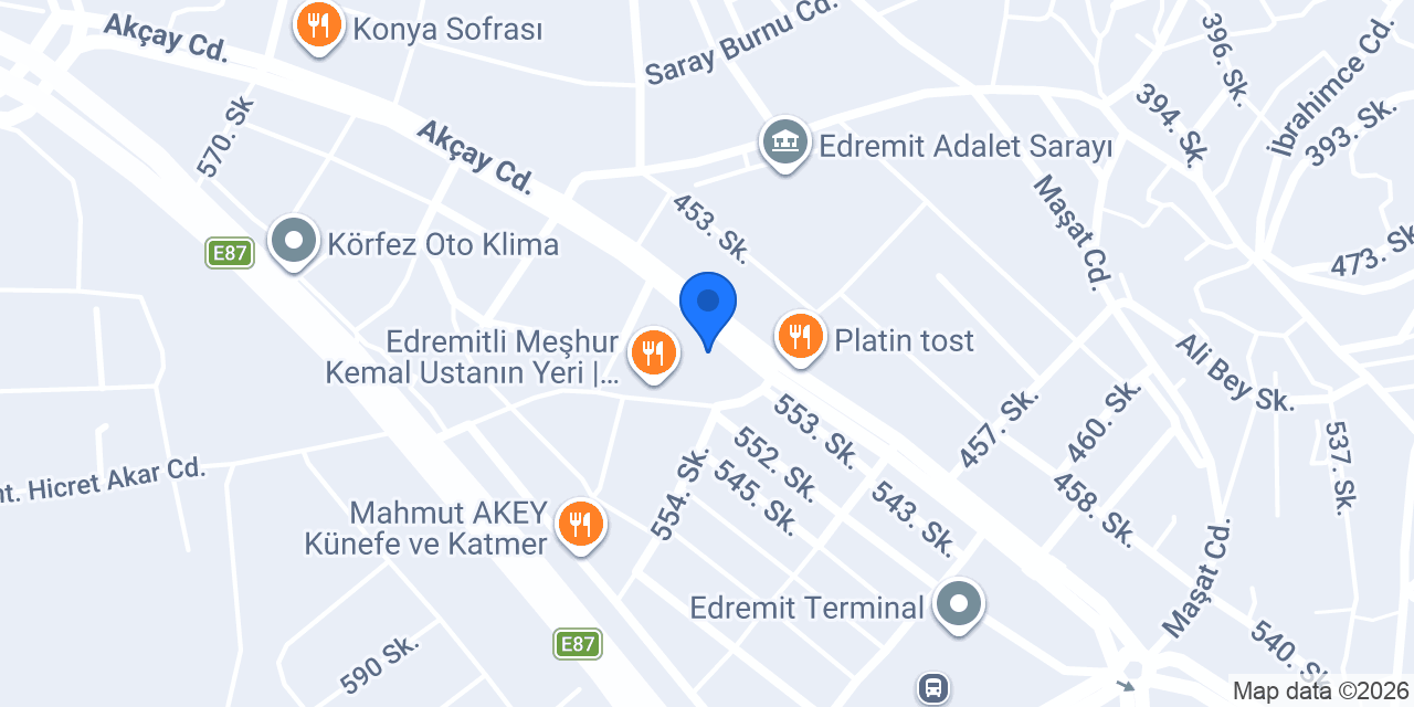 Çağdaş Motor konumu