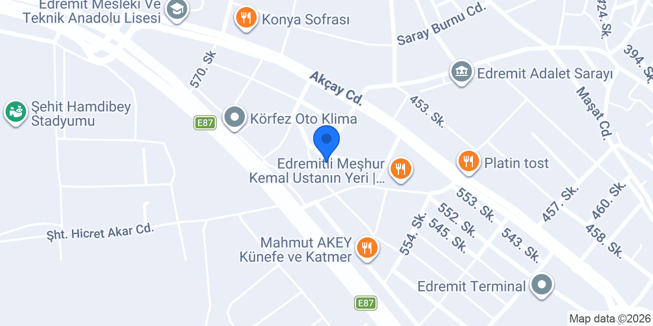 Gönenli OTO konumu