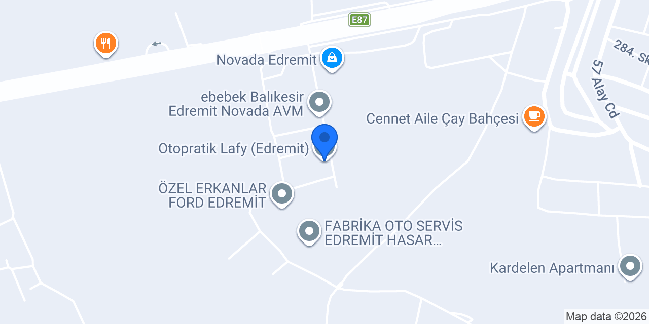 Otopratik Lafy (Edremit) konumu
