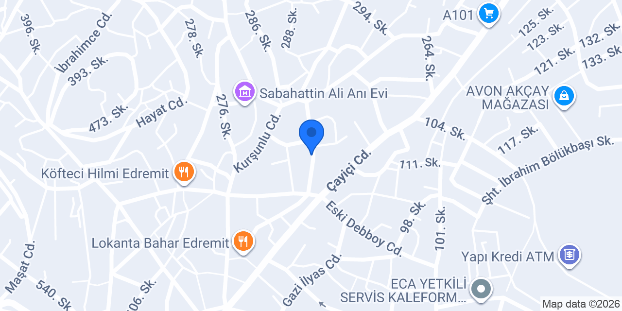 VAROL PERDE EDREMİT konumu