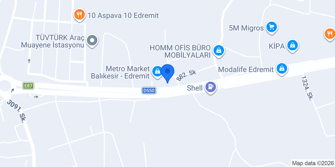 Bambu'da Garden konumu