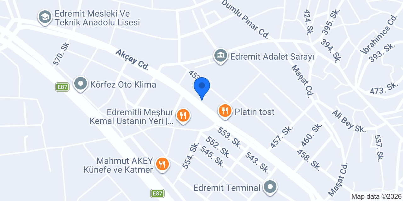 Edremit R.O.T.A. Kurs konumu