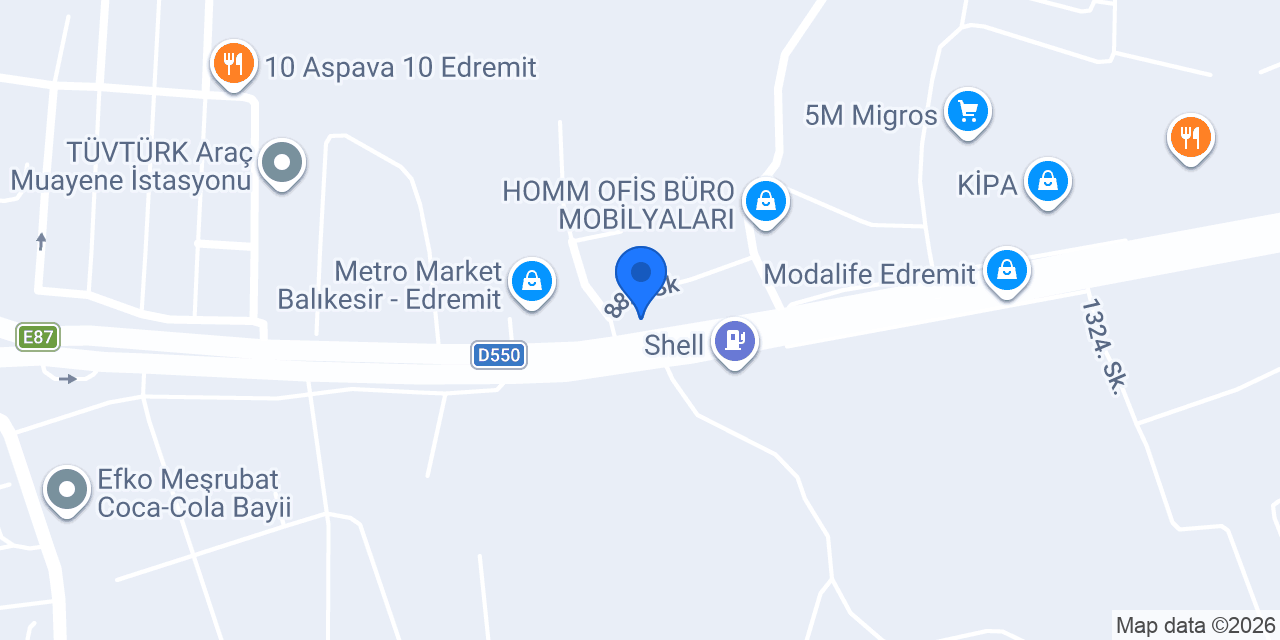 Sarıkız Sofrası 2 Sanayi Şube konumu