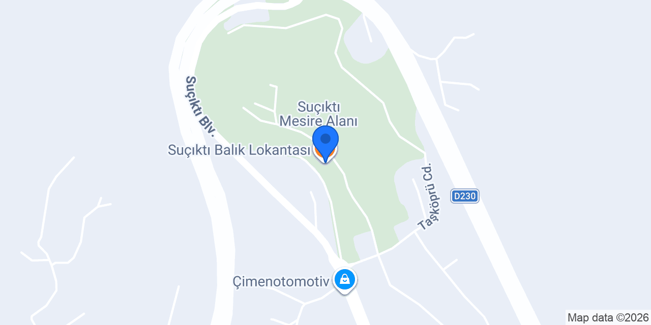 Suçıktı Balık Lokantası konumu