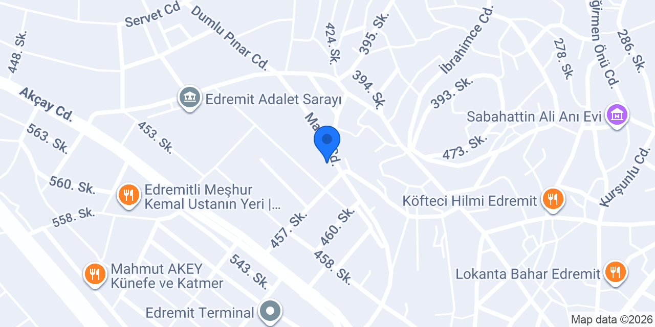 75. Yıl İlköğretim Okulu konumu