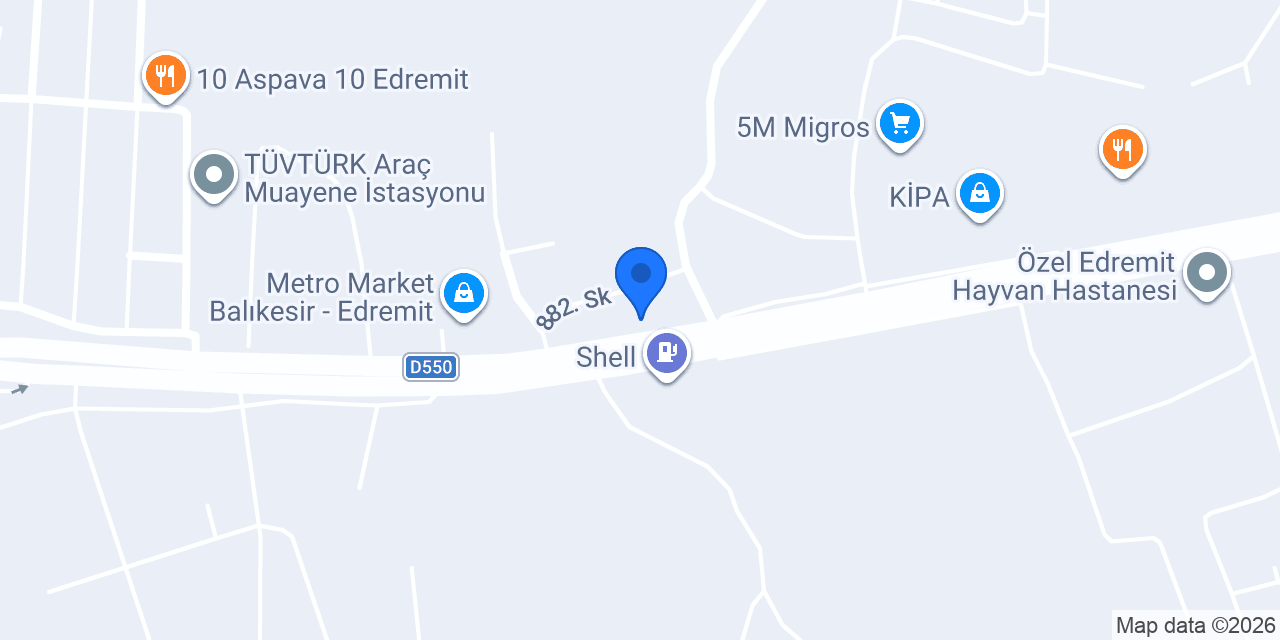İpek Dekor Edremit konumu