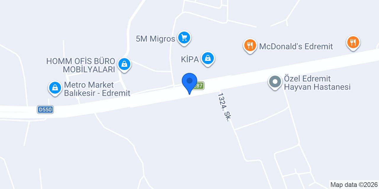 MONDİHOME Edremit -YURT MOBİLYA konumu