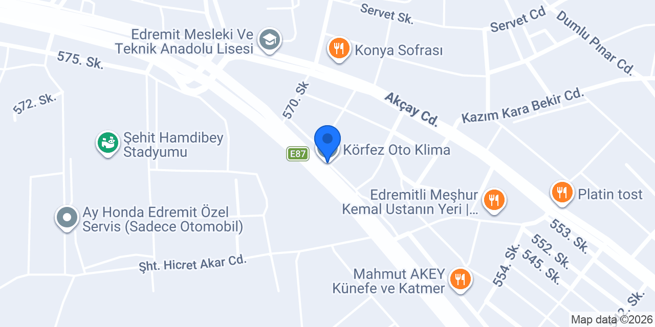Körfez Oto Klima konumu