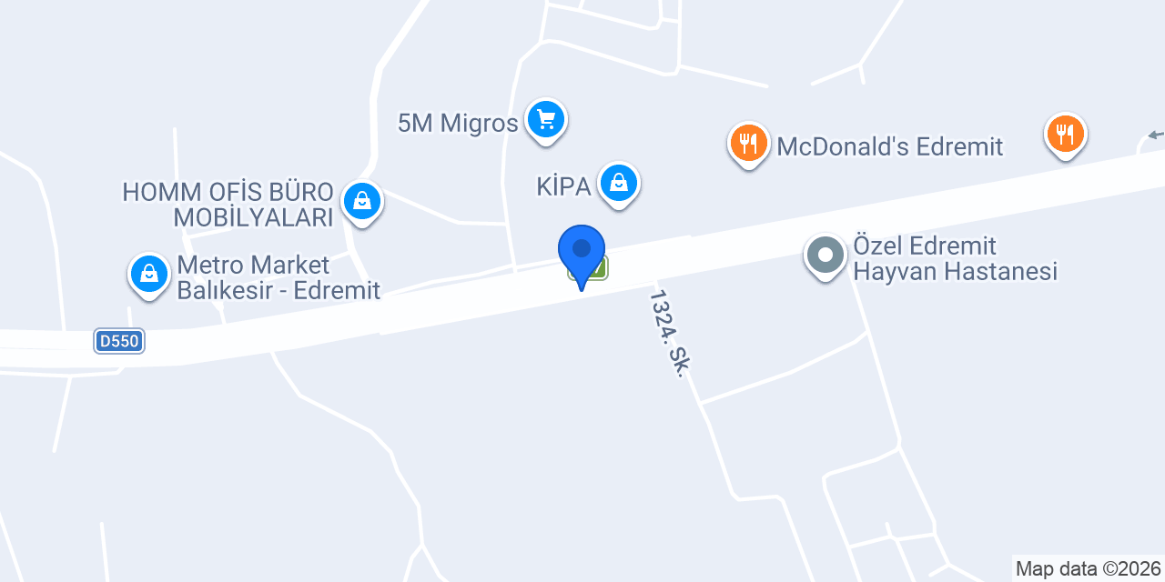 Modalife Edremit konumu