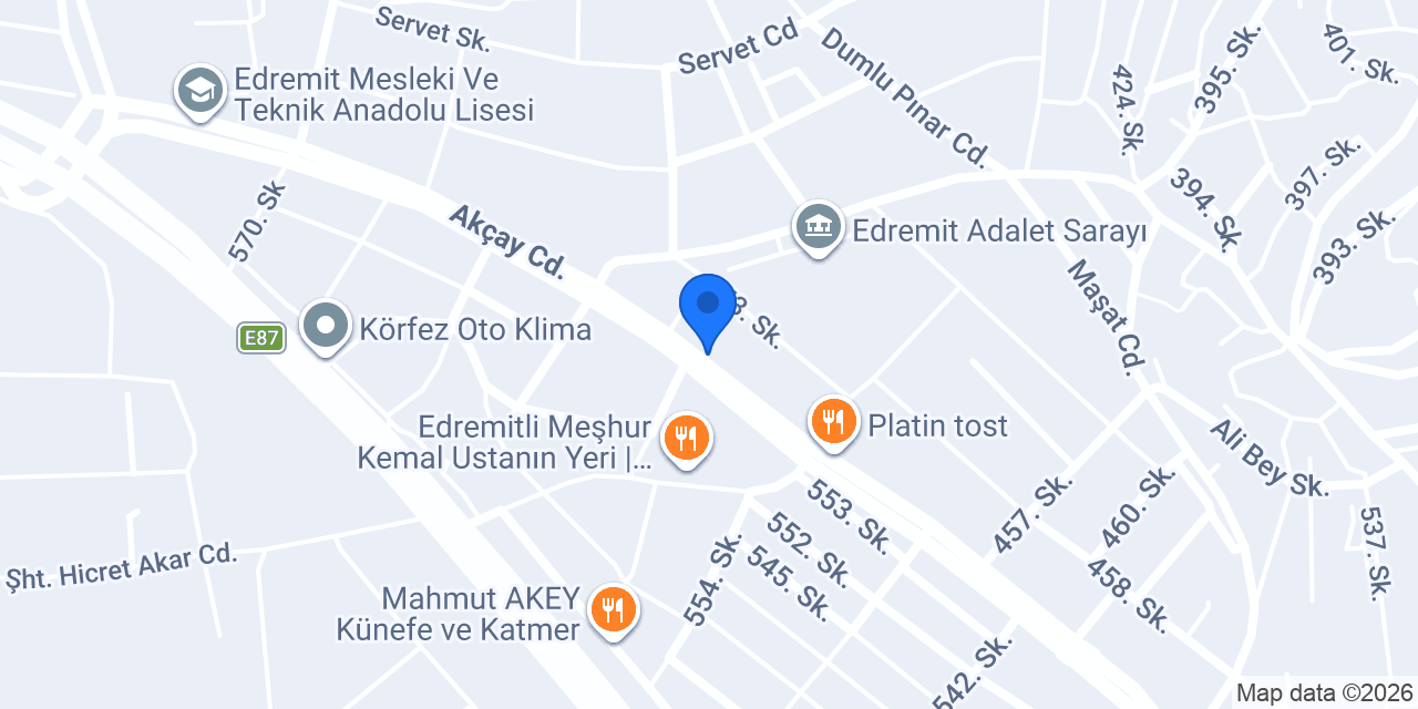 Müdüroğulları Oto Lastik konumu