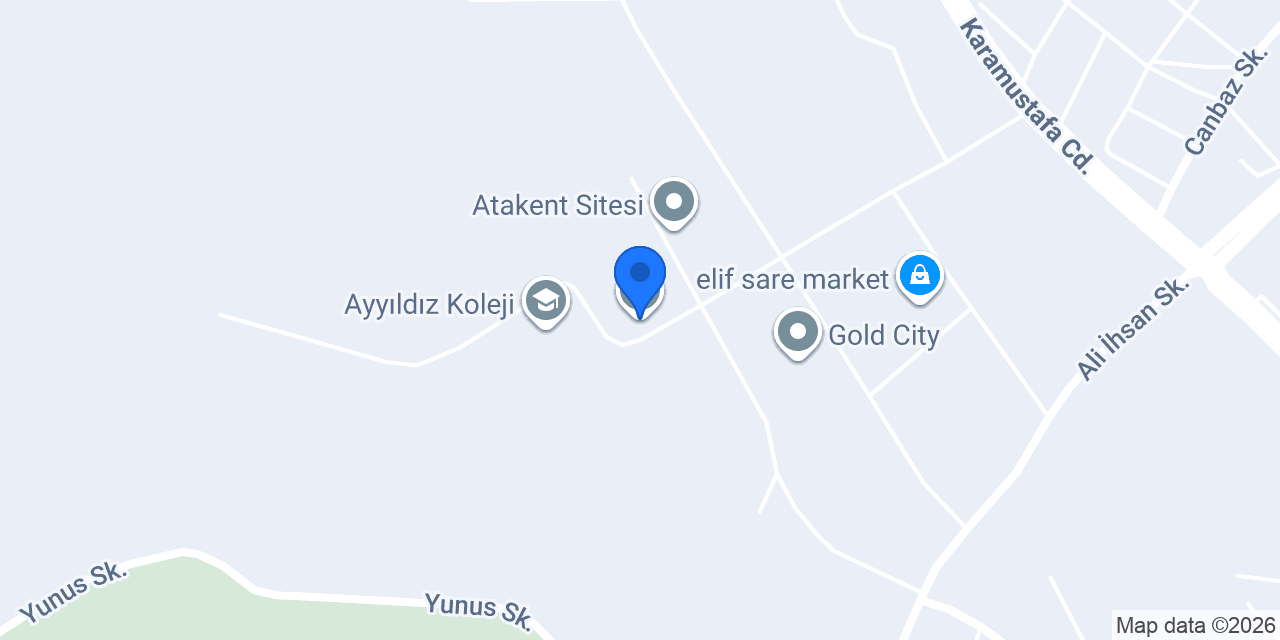 Ayyıldız Koleji konumu