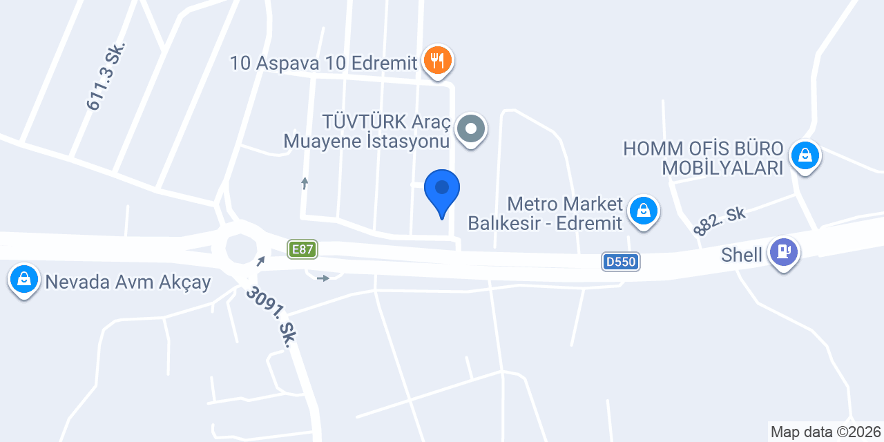 Akif Usta Oto LPG konumu