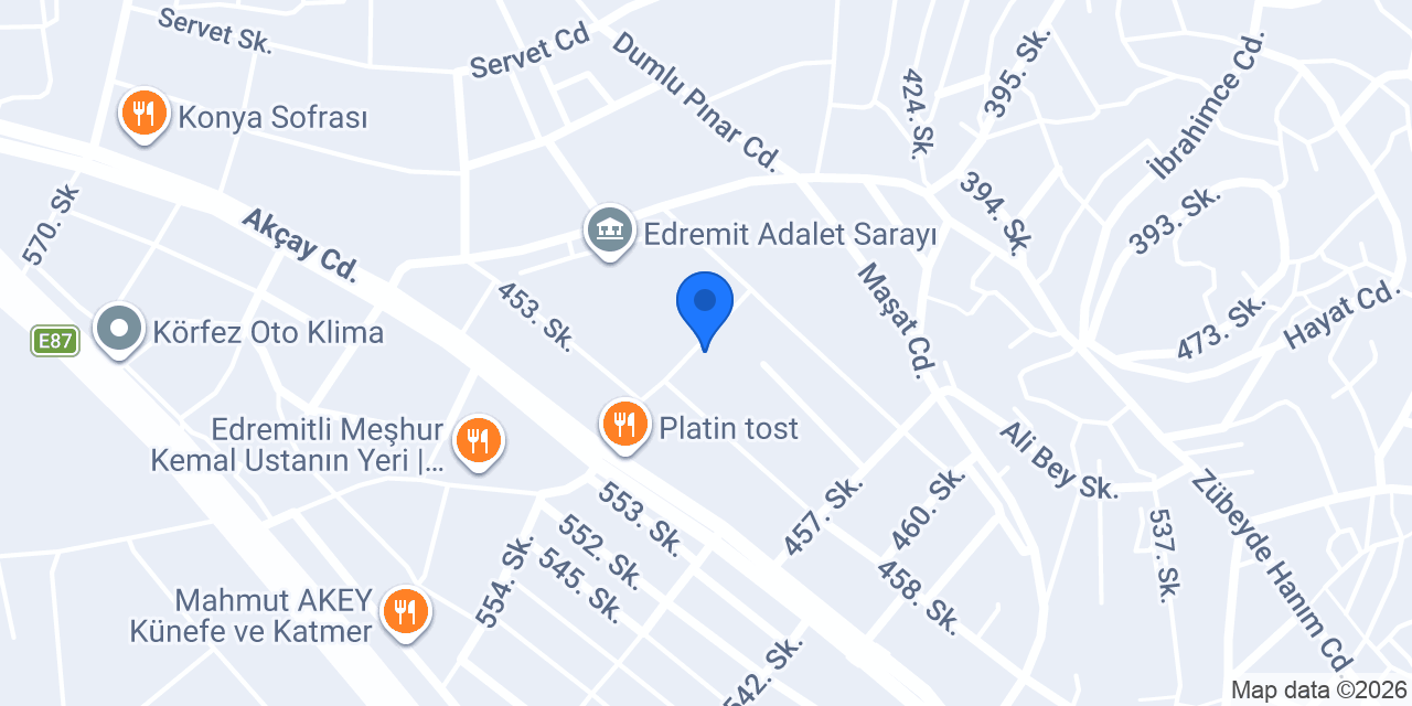Helin Tüm Hukuk ve Danışmanlık Bürosu konumu