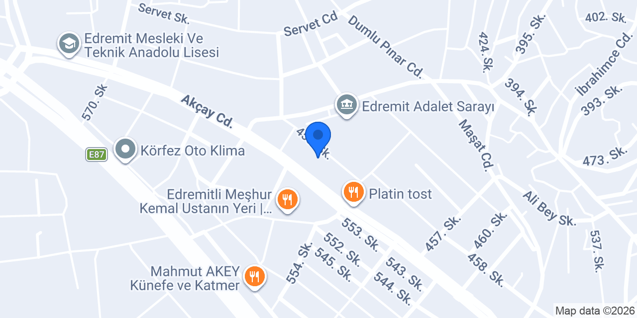 Özel Doğa İlk Yardım Eğitim Merkezi konumu
