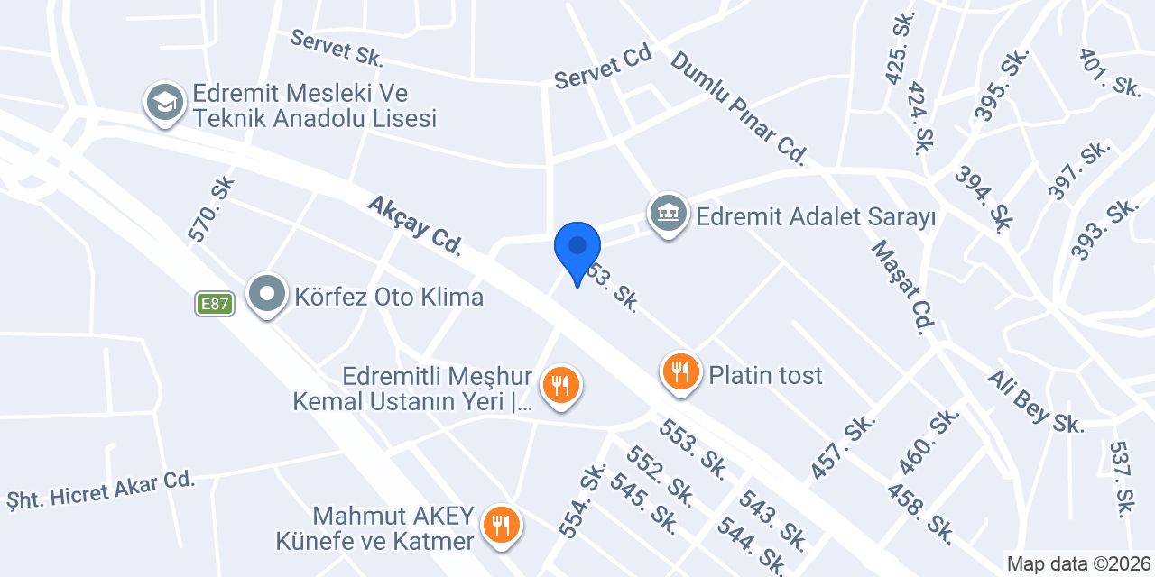 Emir Tan Hukuk Bürosu konumu