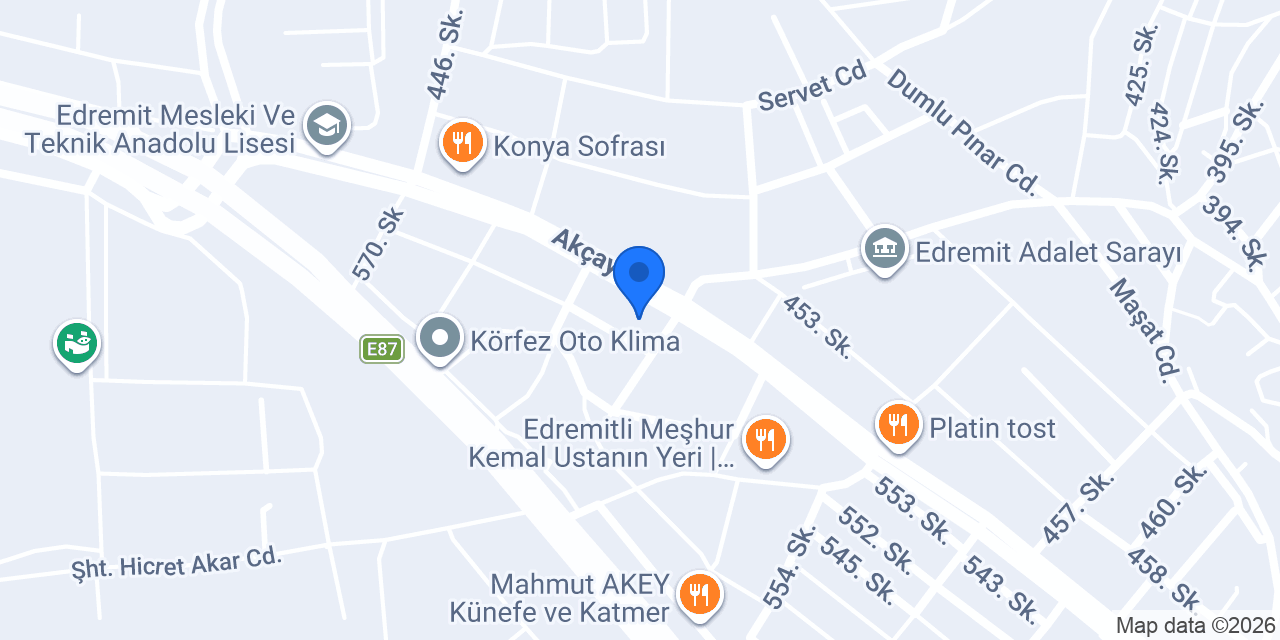 Sarıkız sofrası konumu