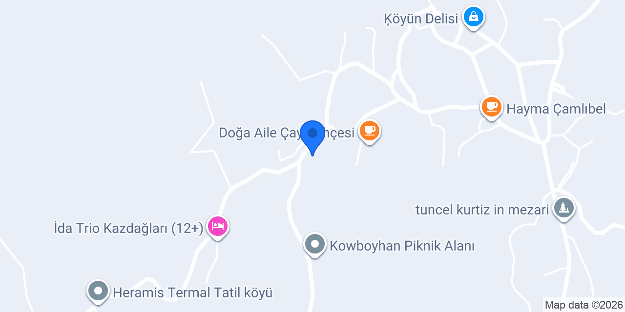 Saklı Manzara Çamlıbel konumu