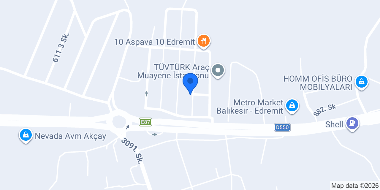 Mutlu Otomatik konumu