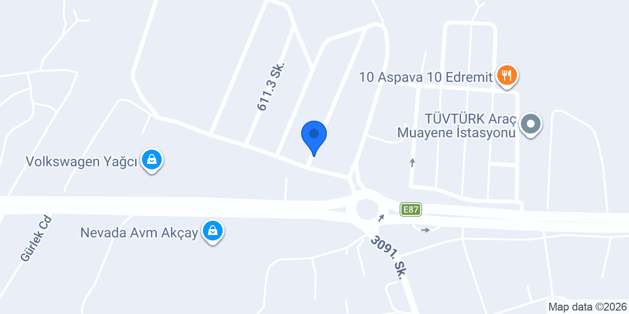 Edremit Atiker Brc Servis Baştaş lpg konumu