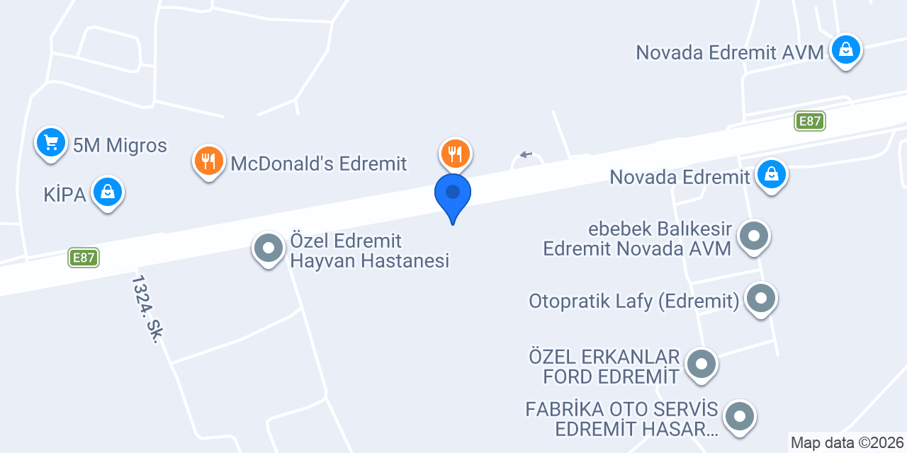 DİZAYNer Mobilya Showroom konumu