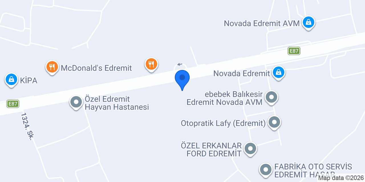 Milano Mobilya Edremit konumu