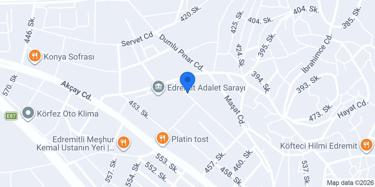ULUS Hukuk Bürosu konumu