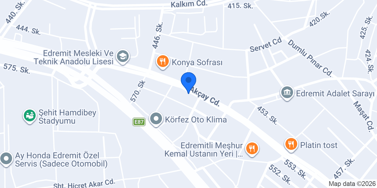 Oto Semih konumu
