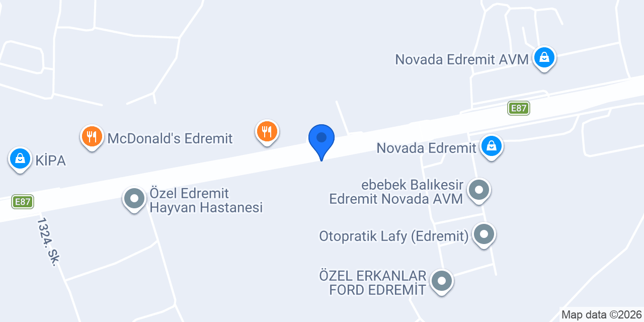 Gündoğdu Mobilya Edremit konumu