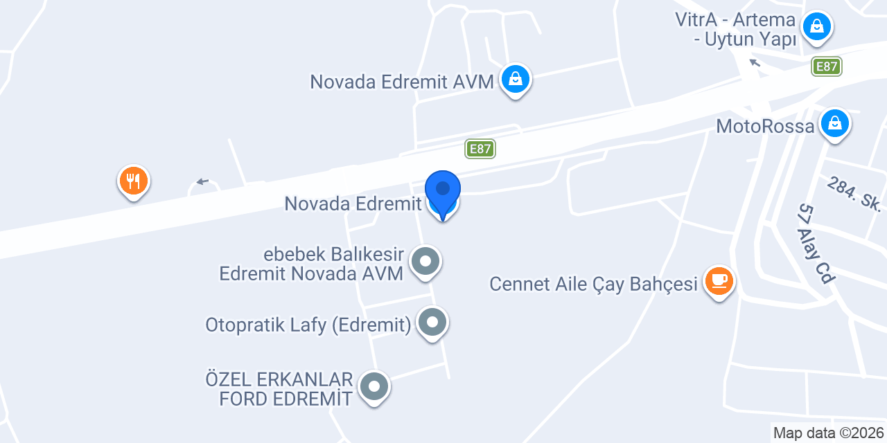 Novada Edremit konumu