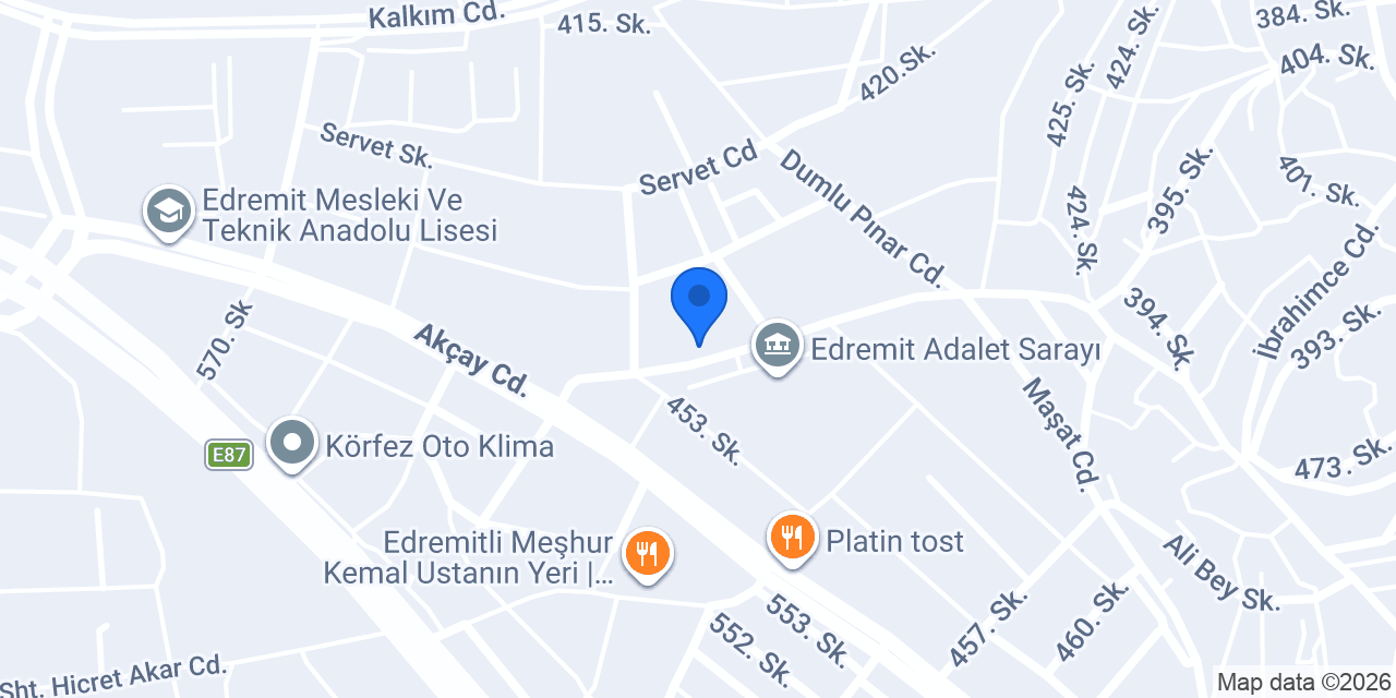 Edremit Avukat Arabulucu Binnur Altınköprü konumu