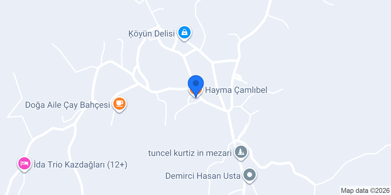 Hayma Çamlıbel konumu
