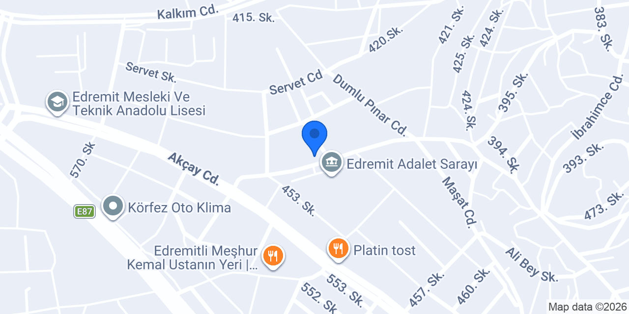Avukat Ahmet Özkoca konumu
