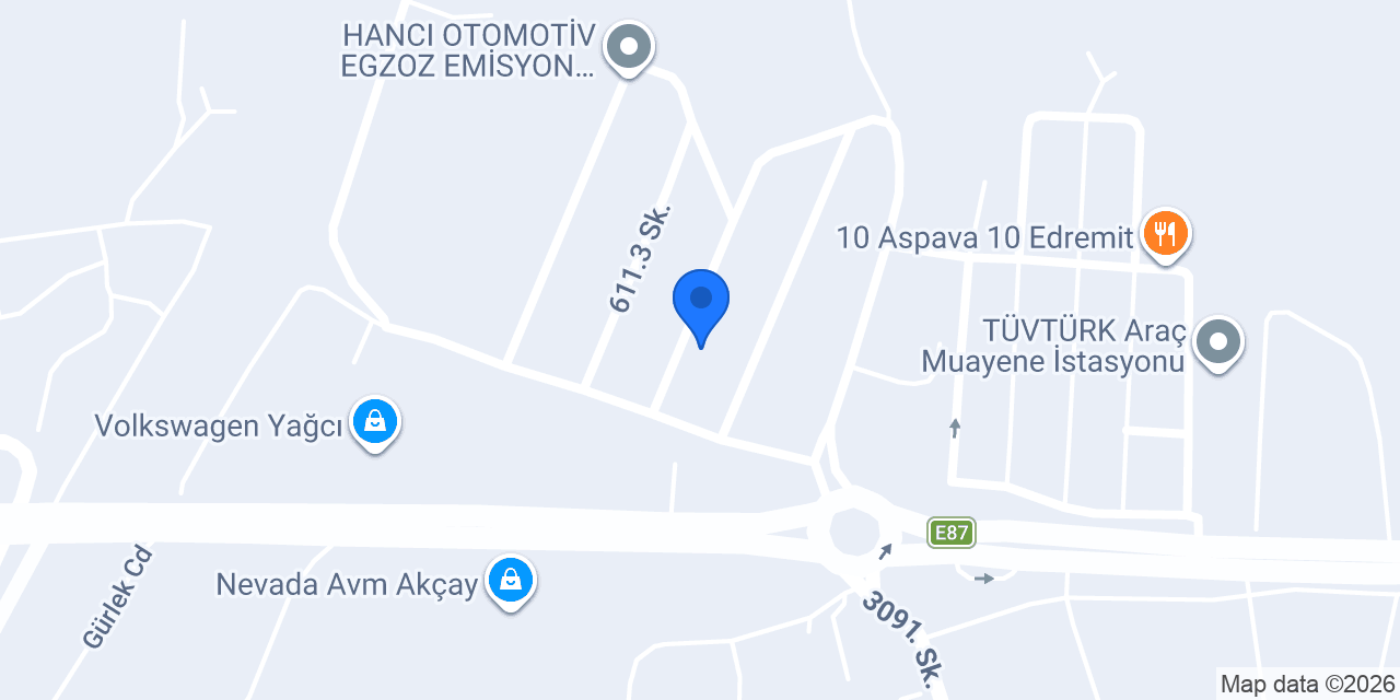 ERTAŞLAR OTOMOTİV konumu