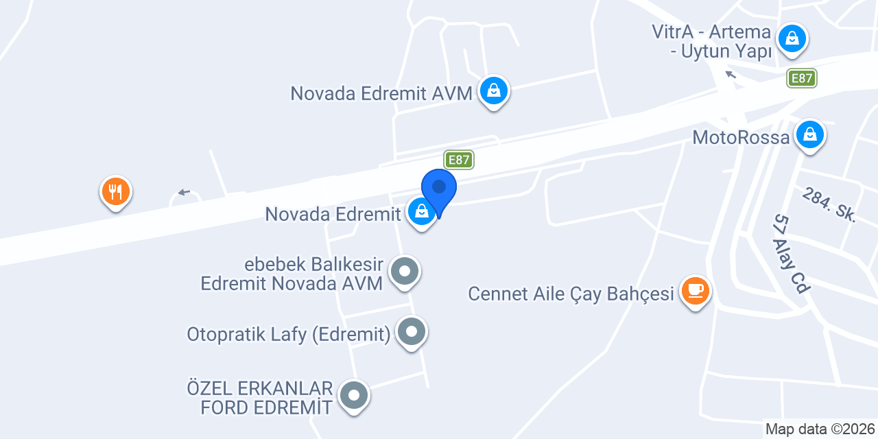 ALSANCAK UNLU MAMULLER MUTFAK EDREMİT konumu