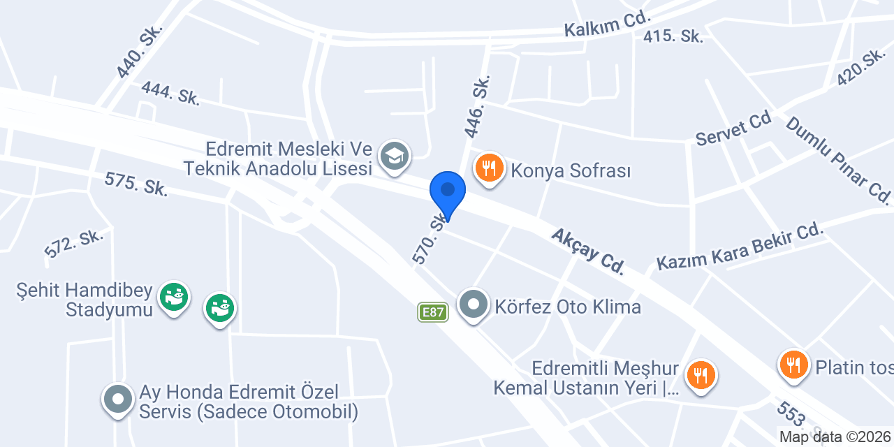 Yeditepe Emlak Edremit konumu