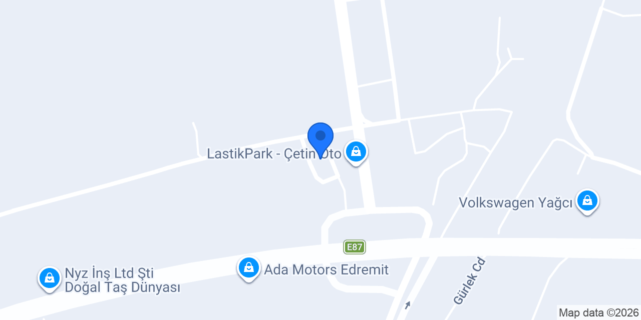Yüceler Mobilya konumu