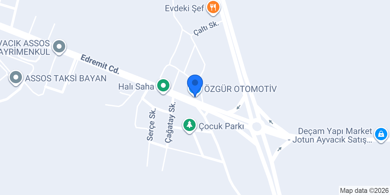 ÖZGÜR OTOMOTİV konumu