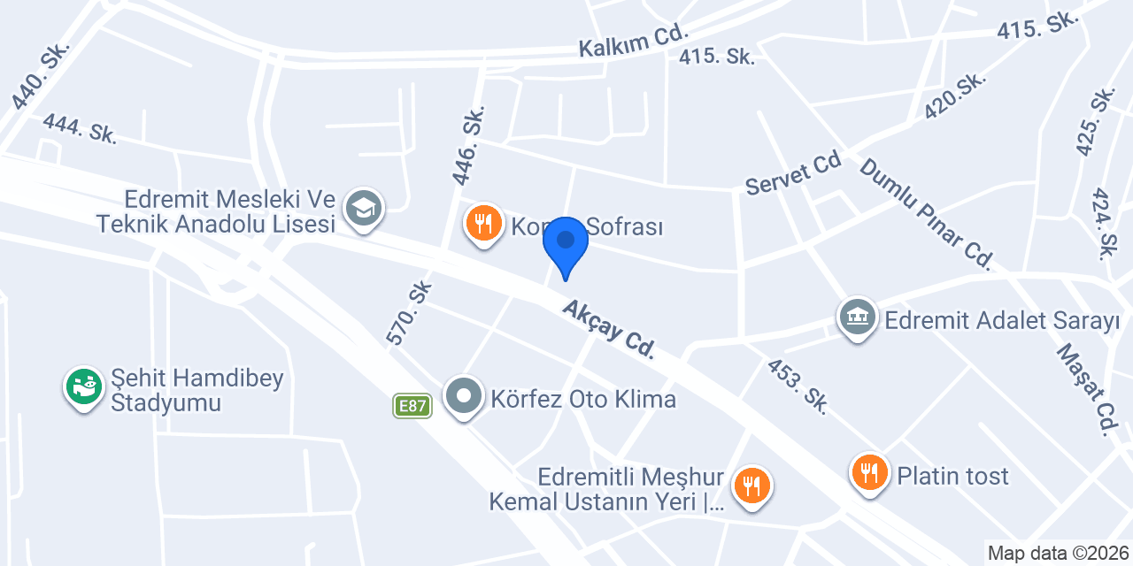 Lastik Hangari konumu