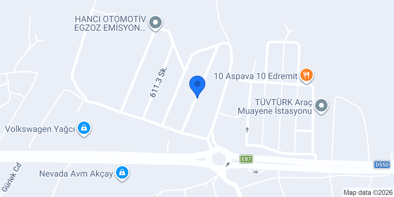 Birlik Oto Yedek Parça konumu