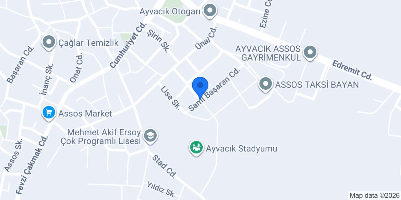 112 Acil Servis konumu