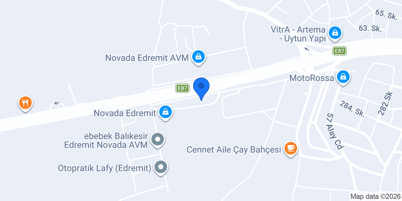 Baydöner Edremit konumu