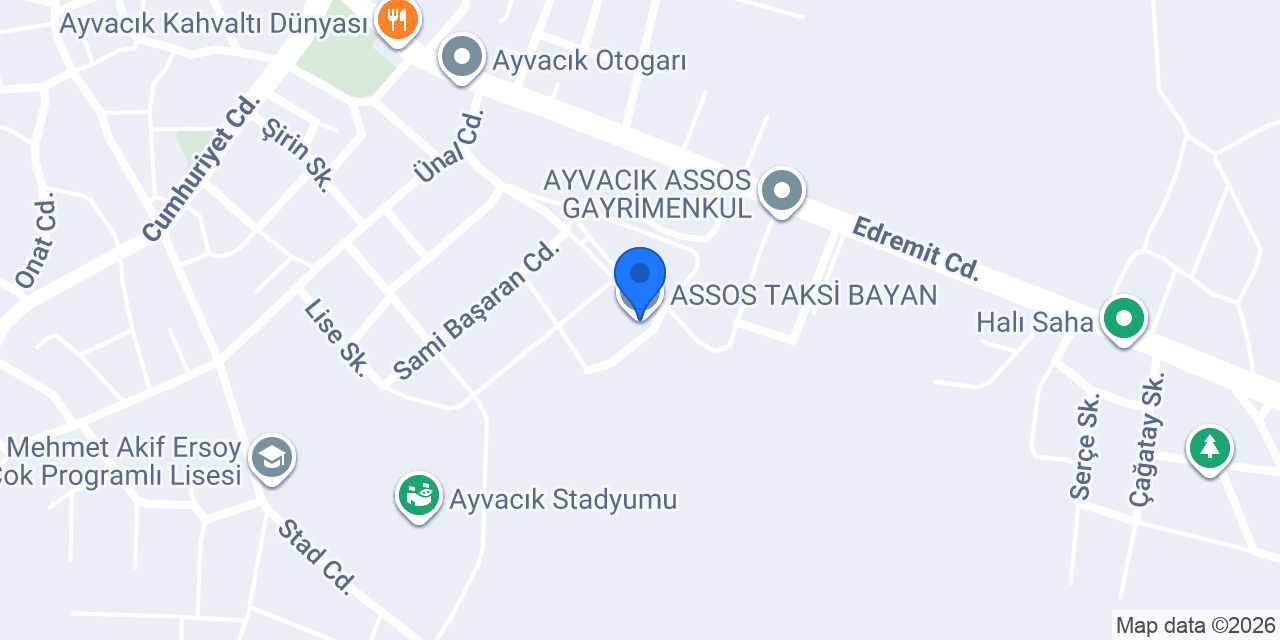 ASSOS TAKSİ BAYAN konumu